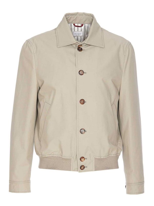 BRUNELLO CUCINELLI: Bombers - Bomber - Vert