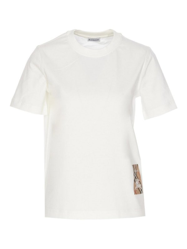 BURBERRY: T-shirts - T-Shirt - Weiß