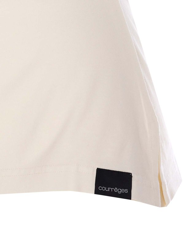 The Best Shops Courreges: T-shirts - T-Shirt - Weiß