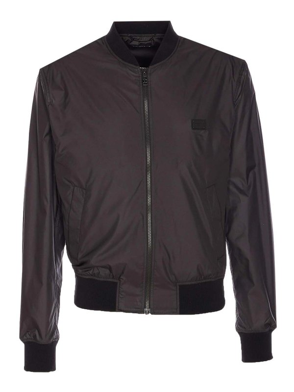 DOLCE & GABBANA: ボンバージャケット - ボンバージャケット - 黒