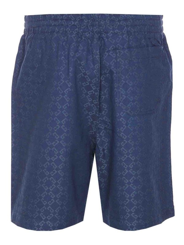 GIVENCHY: Trousers Shorts online - Denim Monogram Shorts