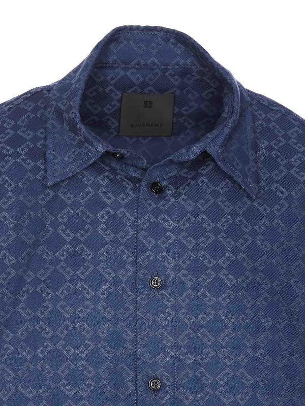 Camisa - Azul shop online: GIVENCHY