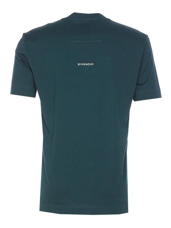 GIVENCHY: T-shirts online - T-Shirt - Grün