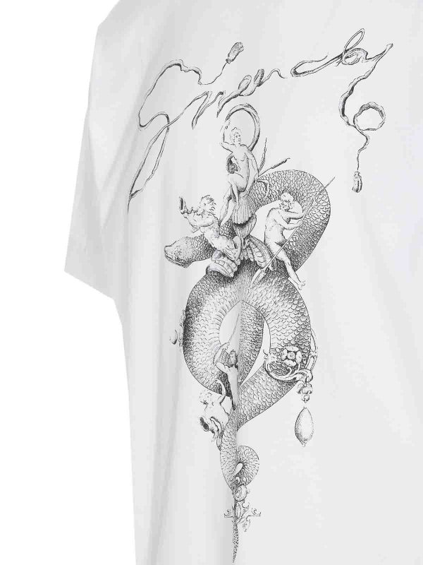 The Best Shops GIVENCHY: T-shirts - T-Shirt - Weiß