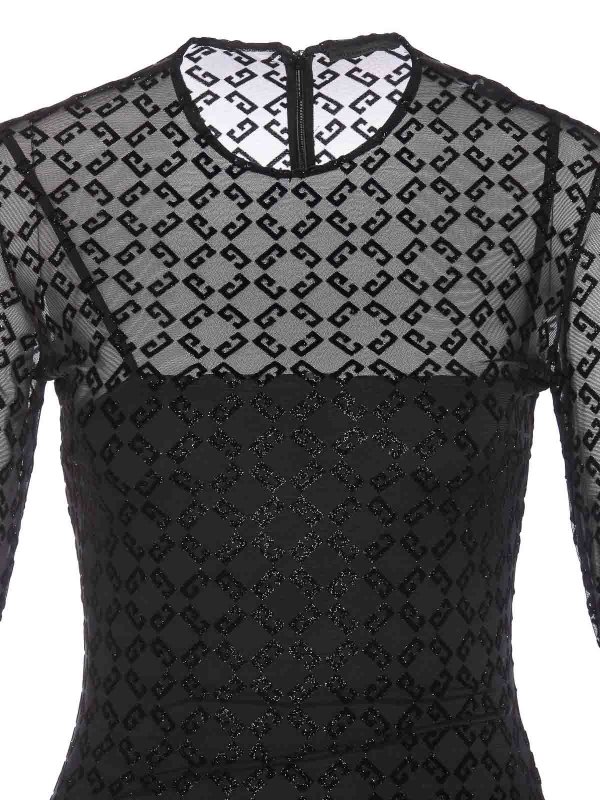 Tulle Monogram Dress shop online: GIVENCHY
