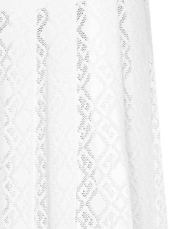 The Best Shops GIVENCHY: Faldas media pierna y semilargas - Falda Semilarga - Blanco