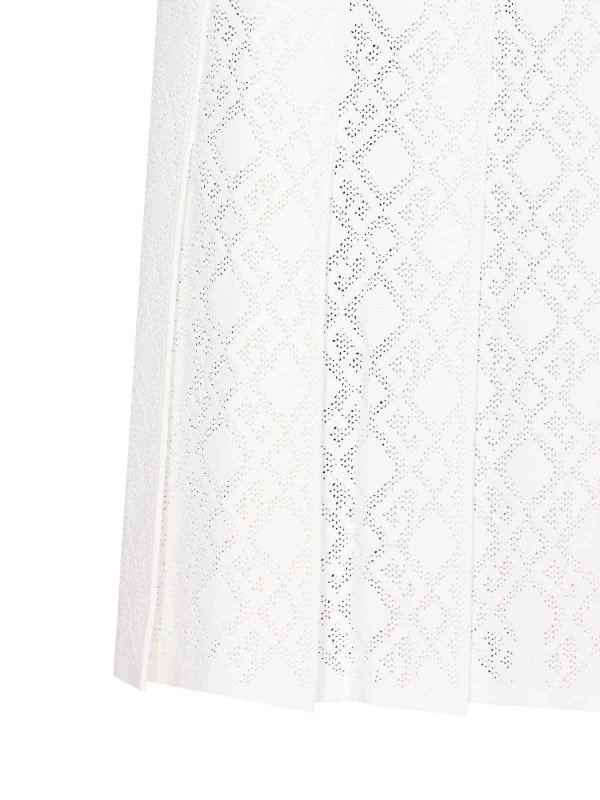 Falda Semilarga - Blanco shop online: GIVENCHY