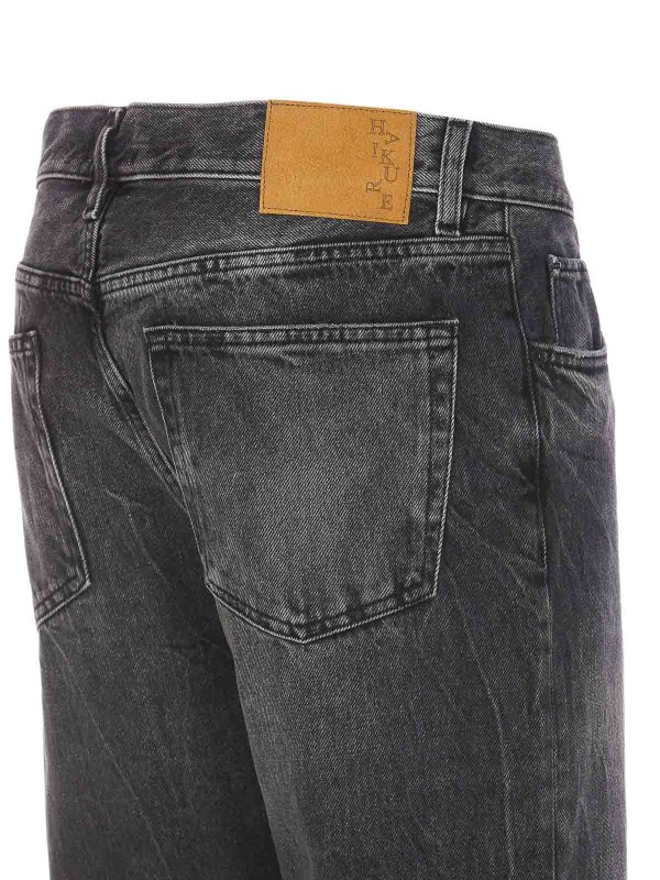 The Best Shops HAIKURE: ブーツカットジーンズ - ブーツカットジーンズ - 黒