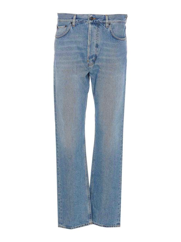 HAIKURE: Jeans évasés - Jean Bootcut - Bleu