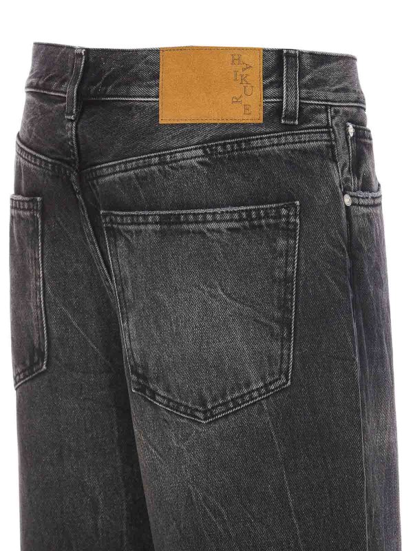 The Best Shops HAIKURE: ブーツカットジーンズ - ブーツカットジーンズ - 黒