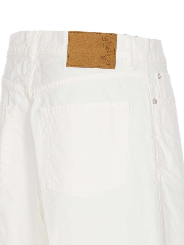 The Best Shops HAIKURE: ブーツカットジーンズ - ブーツカットジーンズ - 白