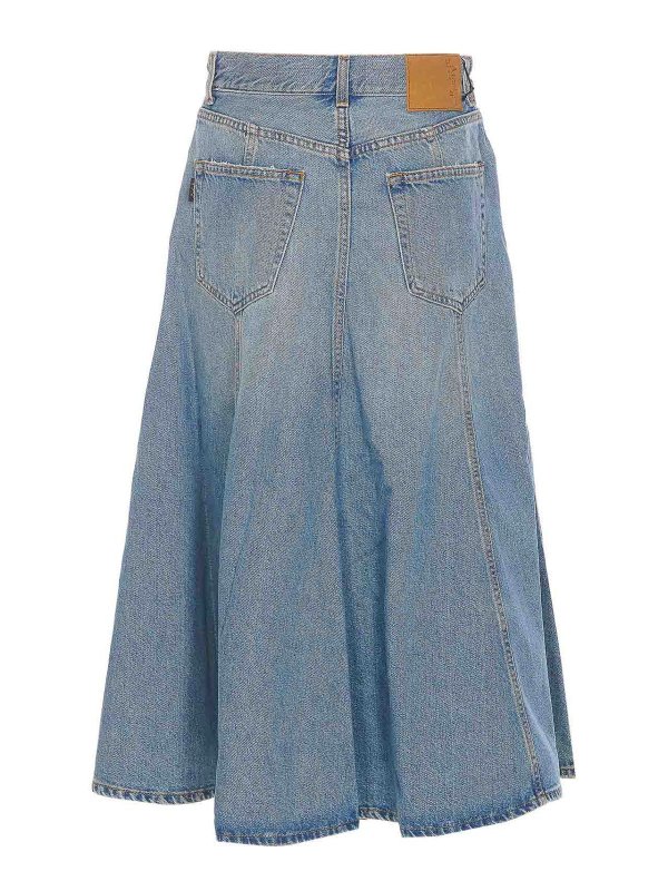 HAIKURE: Faldas media pierna y semilargas online - Falda Semilarga - Azul