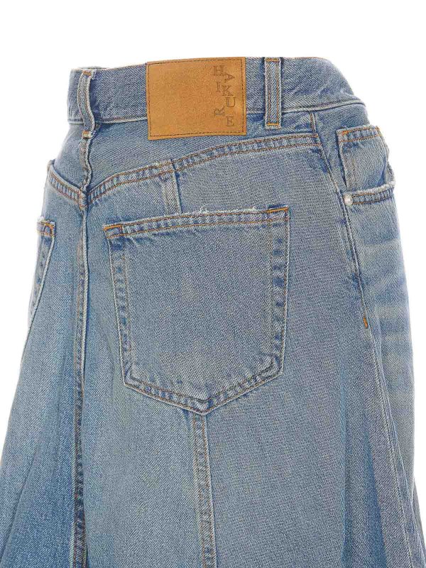 The Best Shops HAIKURE: Faldas media pierna y semilargas - Falda Semilarga - Azul