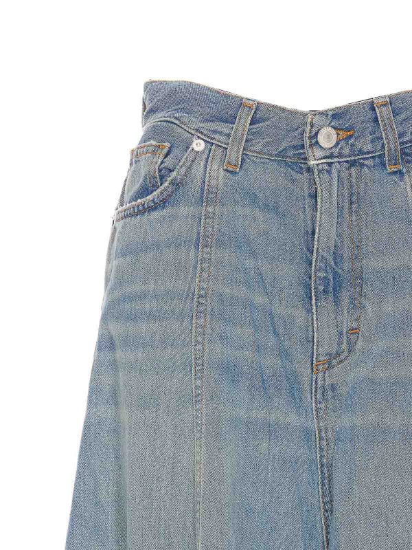 Falda Semilarga - Azul shop online: HAIKURE