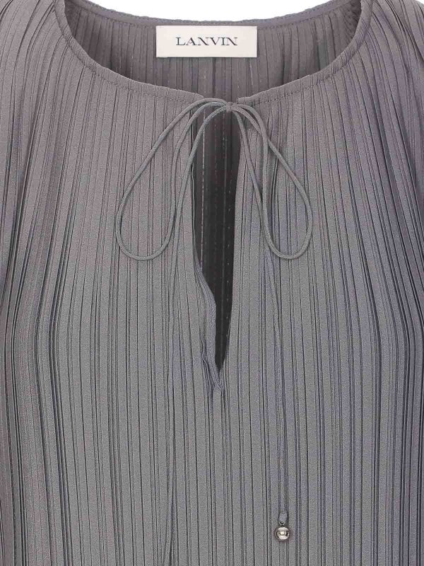 トップ/タンクトップ - 銀 shop online: LANVIN