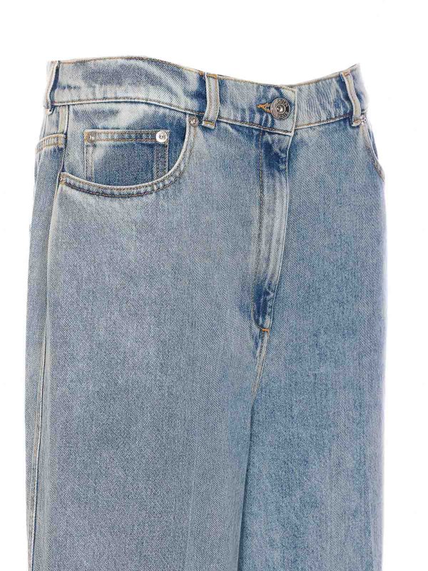 Wide Leg Denim Pants shop online: LANVIN