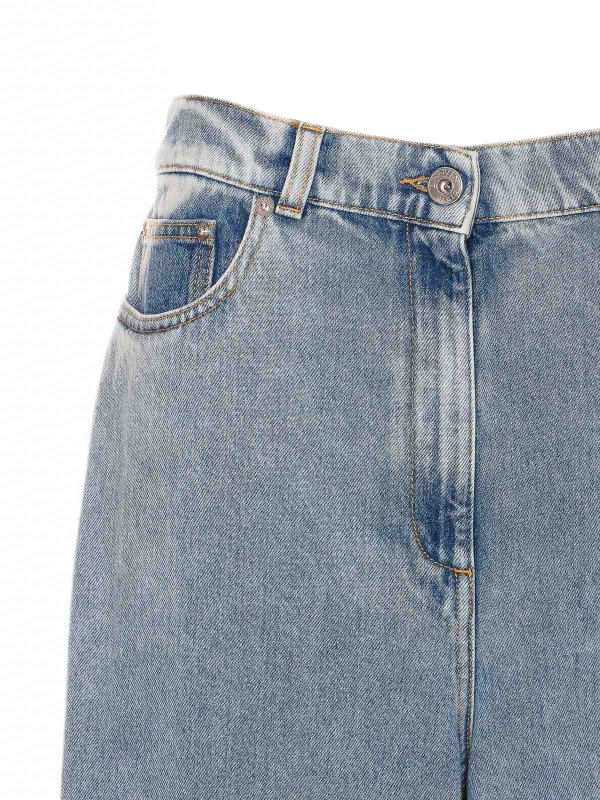 LANVIN buy online Wide Leg Denim Pants