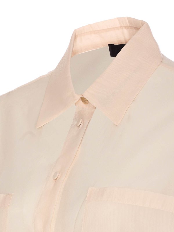 The Best Shops Liu Jo: camicie - Camicia rosa con bottoni frontali chiusura