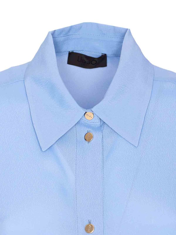 シャツ - ブルー shop online: Liu Jo