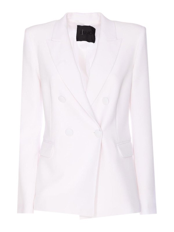 Liu Jo: Vestes de costume - Blazer - Blanc