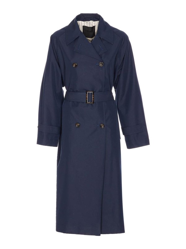 Liu Jo: トレンチコート - トレンチコート - ブルー