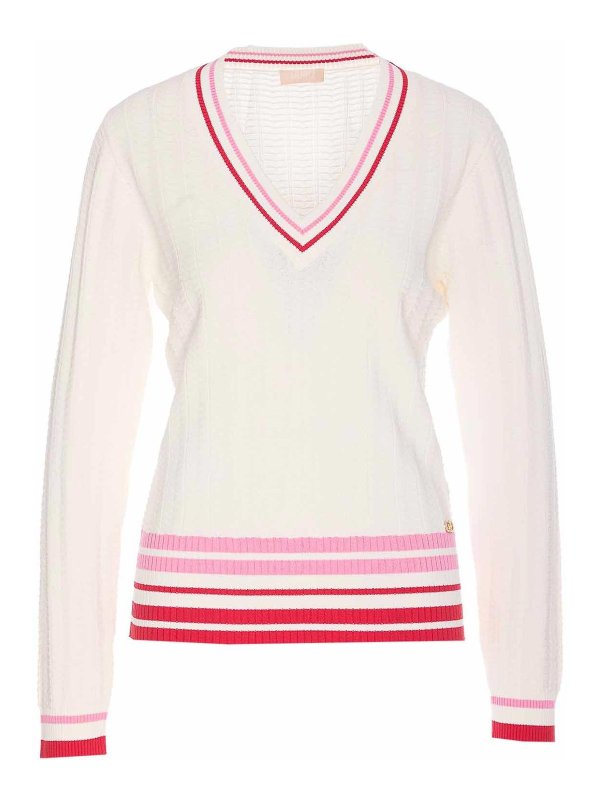 Liu Jo: crew necks - White Sweater