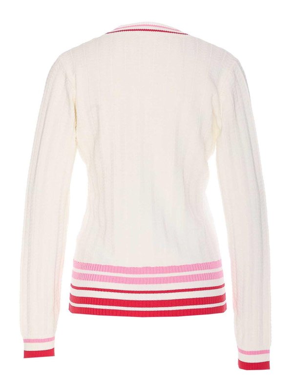 Liu Jo: crew necks online - White Sweater