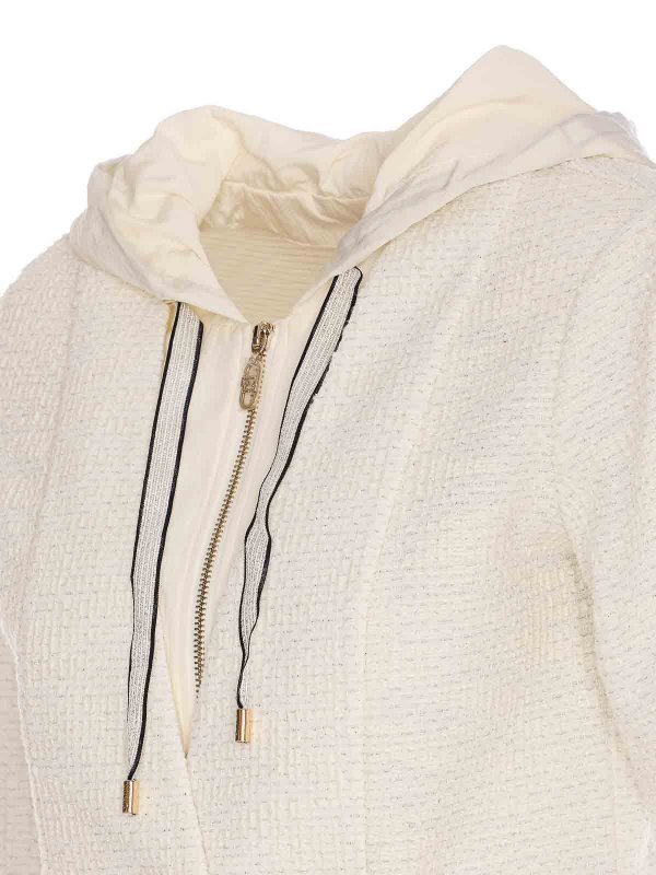 The Best Shops Liu Jo: giacche casual - Giacca bianca con chiusura a zip frontale