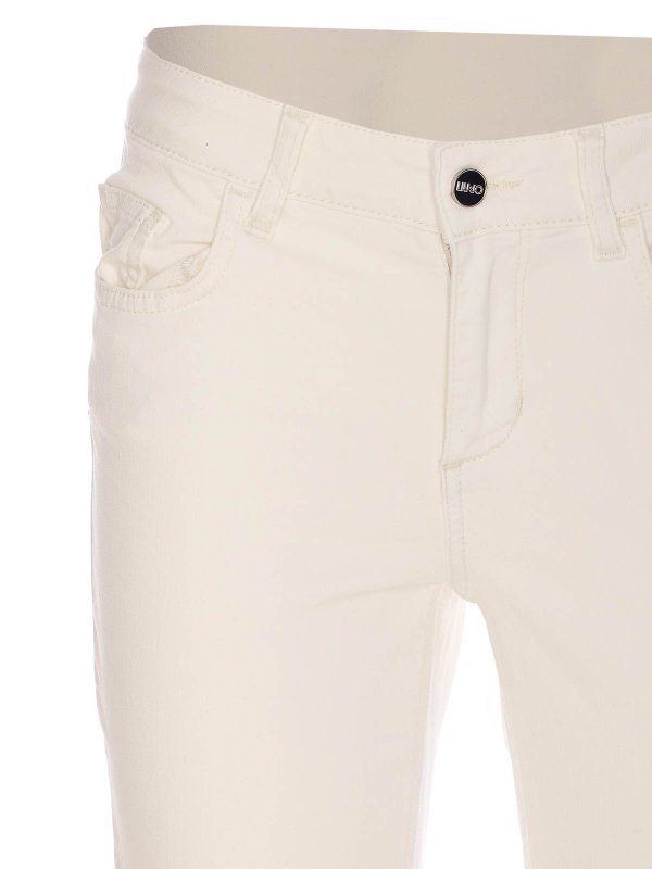 ブーツカットジーンズ - 白 shop online: Liu Jo