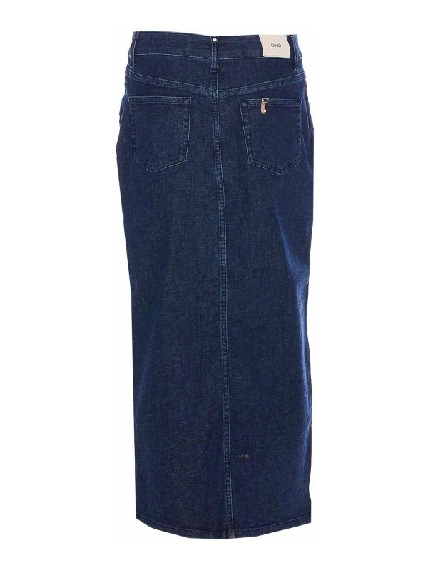 Liu Jo: Jupes midi et au genou online - Jupe Midi - Bleu