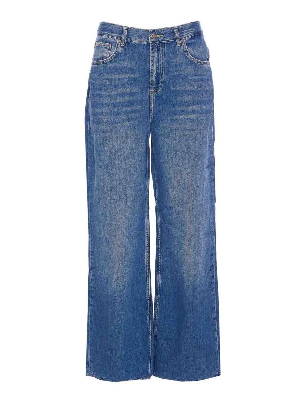 Liu Jo: ブーツカットジーンズ - ブーツカットジーンズ - ブルー