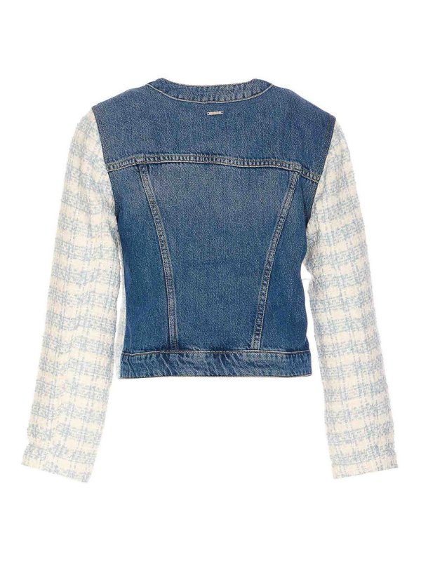 Liu Jo: デニムジャケット online - デニムジャケット - 白