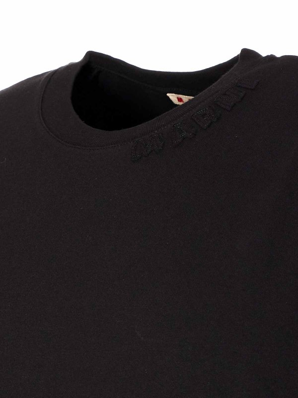 The Best Shops Marni: t-shirts - Black T-Shirt