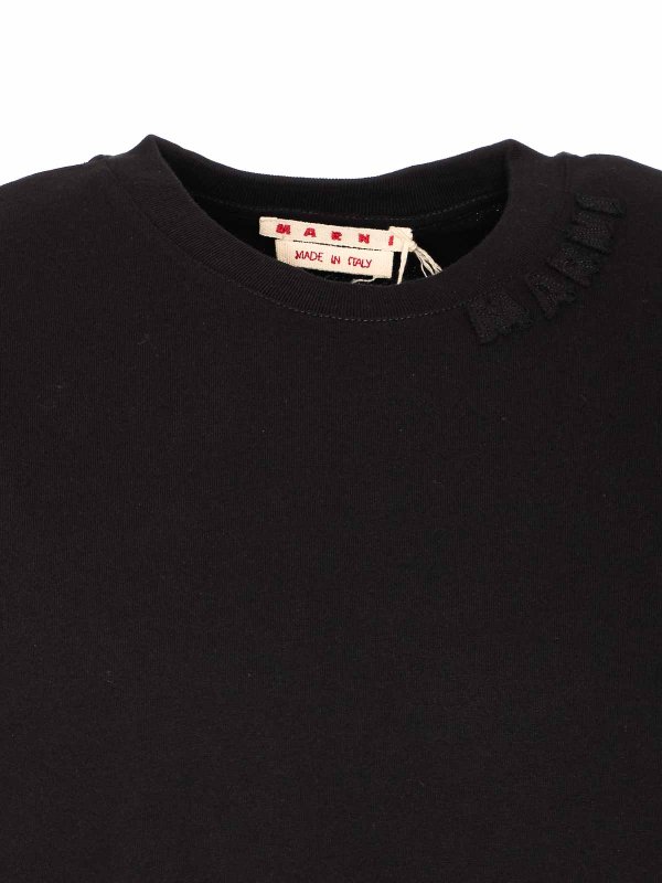 Black T-Shirt shop online: Marni
