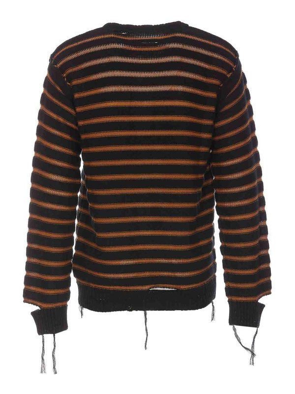 MM6 MAISON MARGIELA: クルーネック online - クルーネック - ブラウン