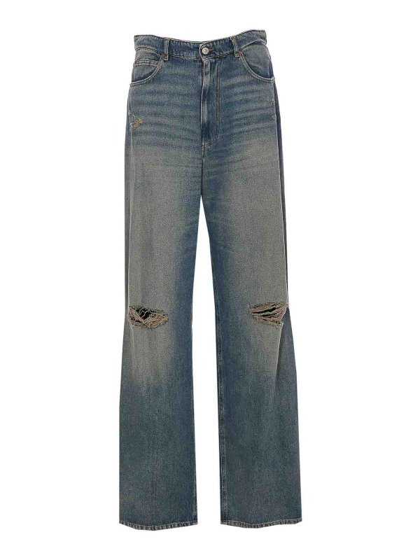 MM6 MAISON MARGIELA: bootcut jeans - Jeans