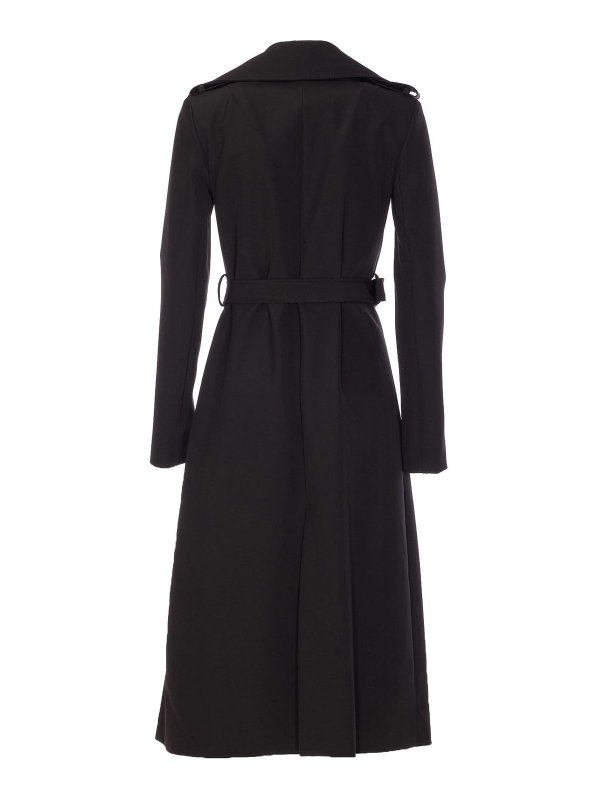 PATRIZIA PEPE: トレンチコート online - トレンチコート - 黒