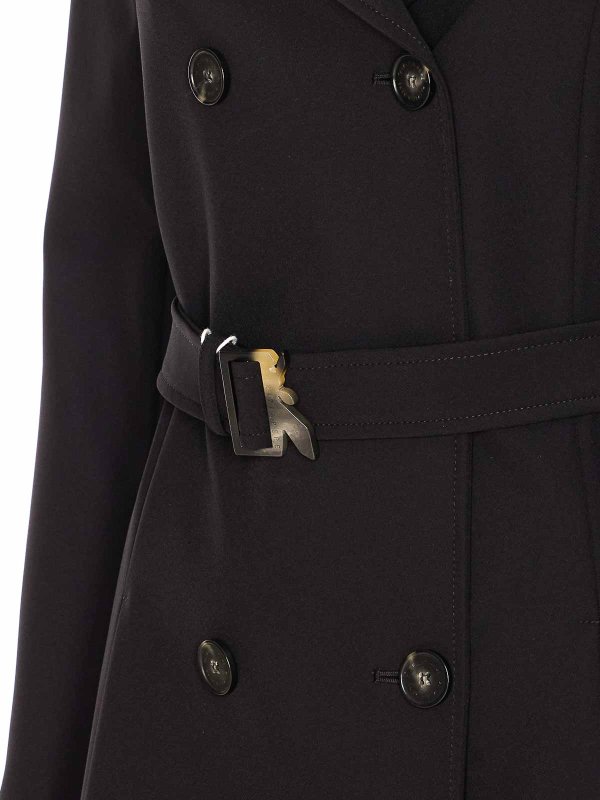 The Best Shops PATRIZIA PEPE: トレンチコート - トレンチコート - 黒