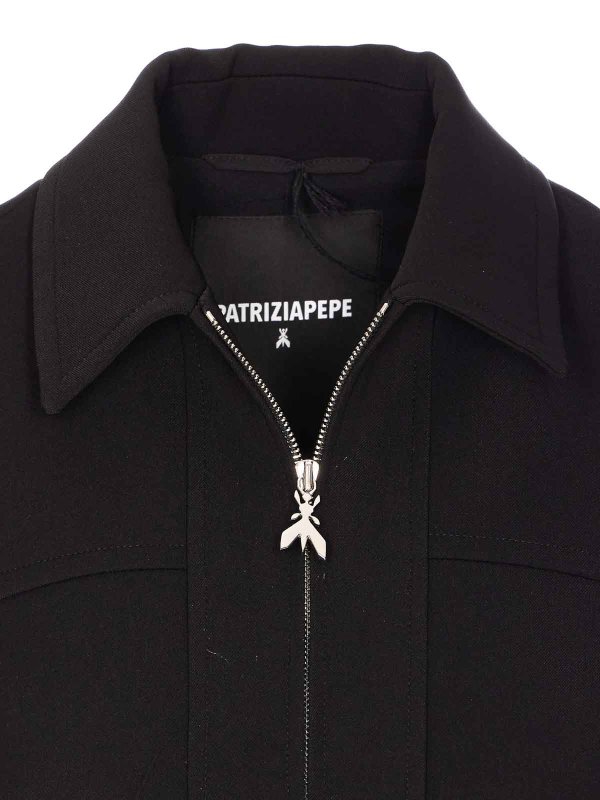 Cropped  Zipped Jacket shop online: PATRIZIA PEPE