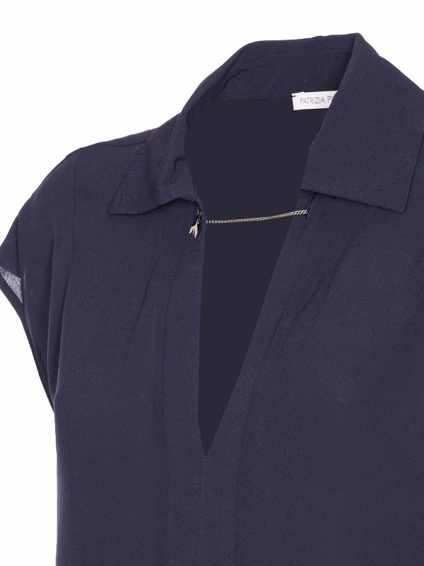 The Best Shops PATRIZIA PEPE: シャツ - シャツ - ブルー
