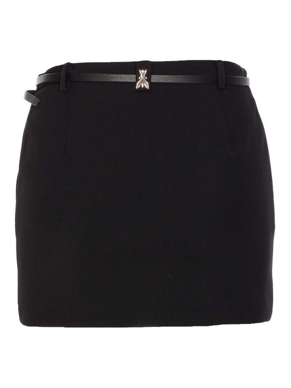 PATRIZIA PEPE: Mini jupes online - Jupe Midi - Noir