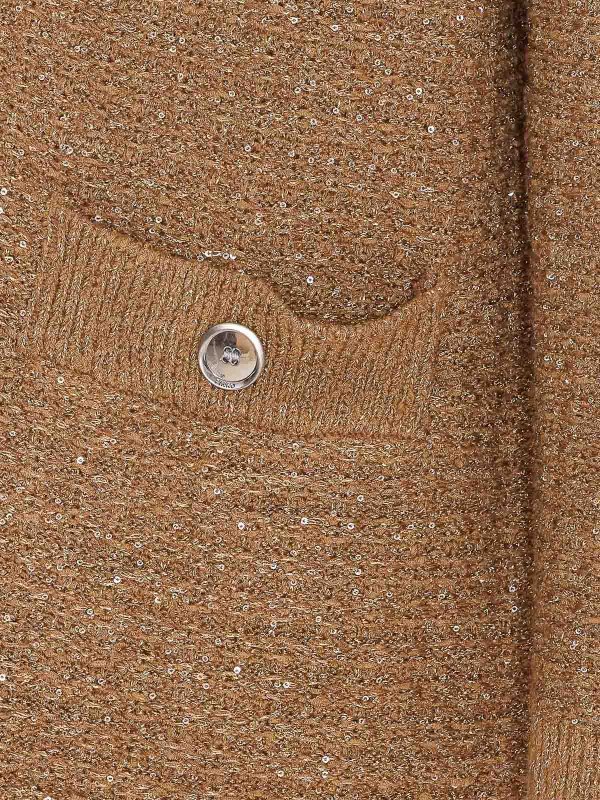 The Best Shops Pinko: Cárdigans - Cárdigan - Marrón