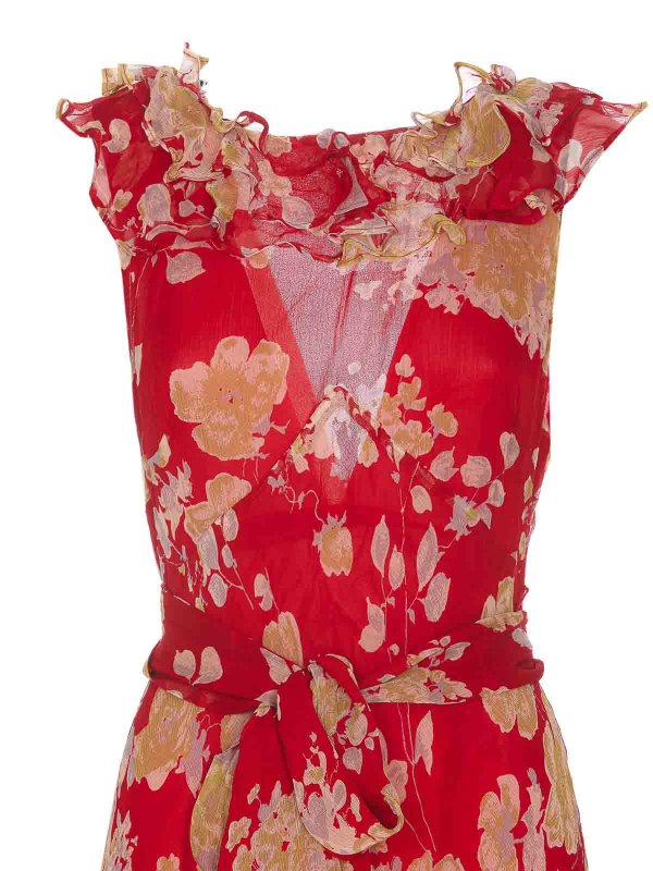 Red Rio Dress shop online: RIXO