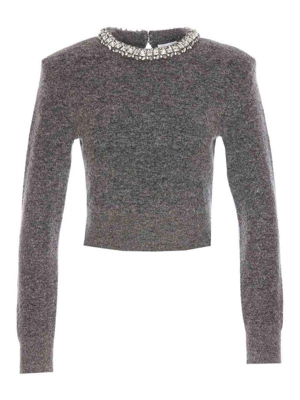 Self Portrait: Top e canotte - Top in maglia abbellita