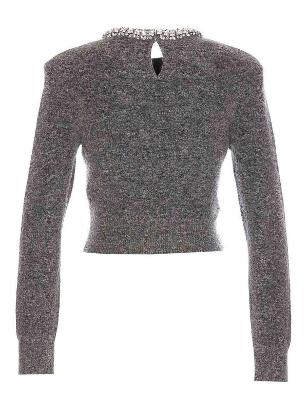 Self Portrait: Top e canotte online - Top in maglia abbellita