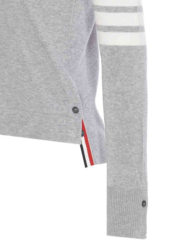 The Best Shops THOM BROWNE: cardigans - Cardigan 4-Bar