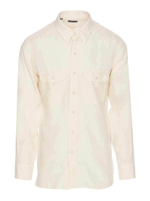 TOM FORD: Hemden - Hemd - Beige