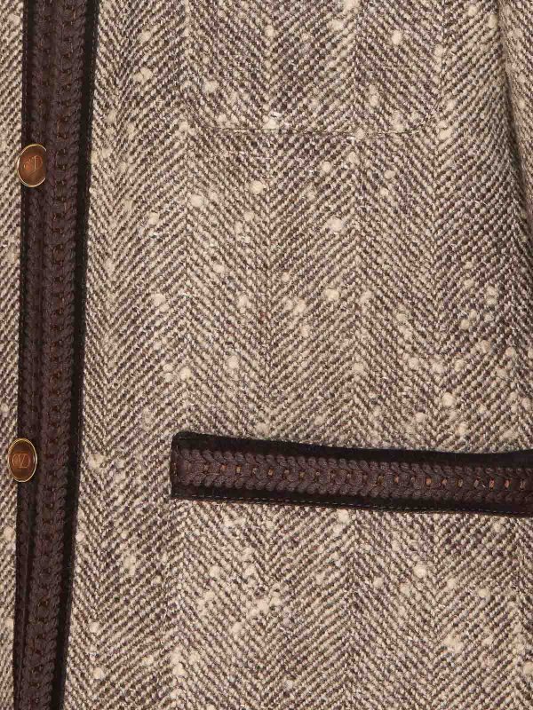 The Best Shops VALENTINO GARAVANI: ショートコート - ケープ/ポンチョ - ブラウン