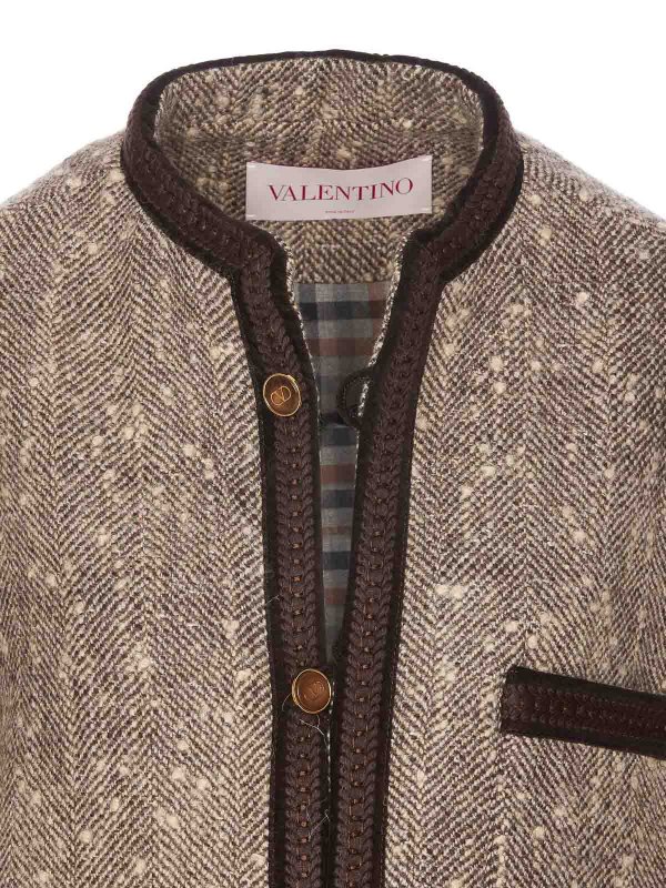 ケープ/ポンチョ - ブラウン shop online: VALENTINO GARAVANI