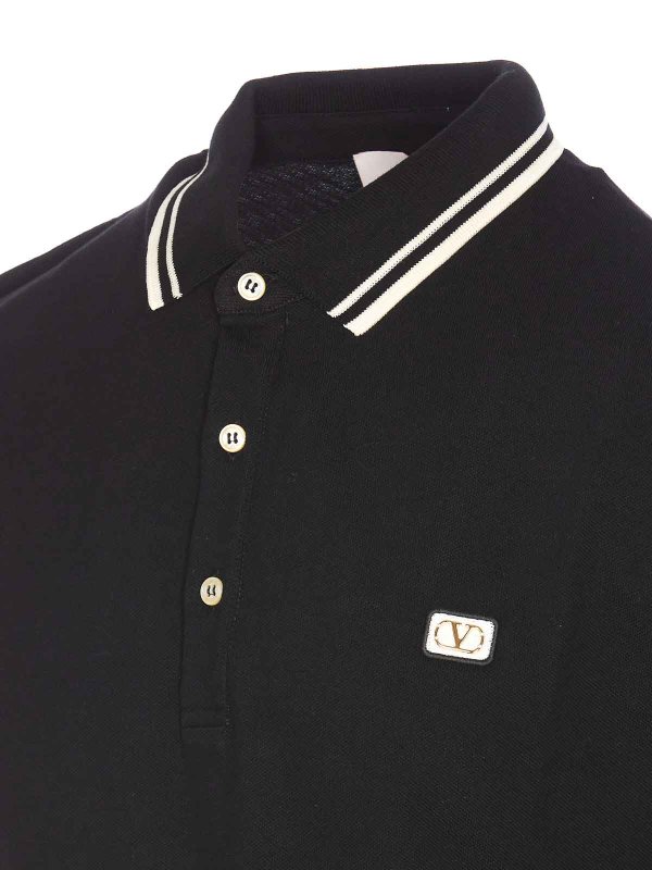 The Best Shops VALENTINO GARAVANI: ポロシャツ - ポロシャツ - 黒